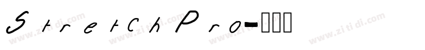 Stretch Pro字体转换